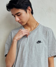 NIKE(iCL)̃iCL X|[cEFA Nu Y TVc / Nike Sportswear Club Men's T-Shirt AR4999-064 Dark Grey Heather(TVc/Jbg\[)