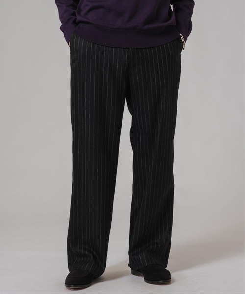 EDIFICE（エディフィス）の「《再入荷》WOOL NOUVEAU PANTALON（スラックス・メンズ・ブラウン/グレー/ブラック/チョコ/マルチ・MEDIUM/LARGE）」の5枚目の写真