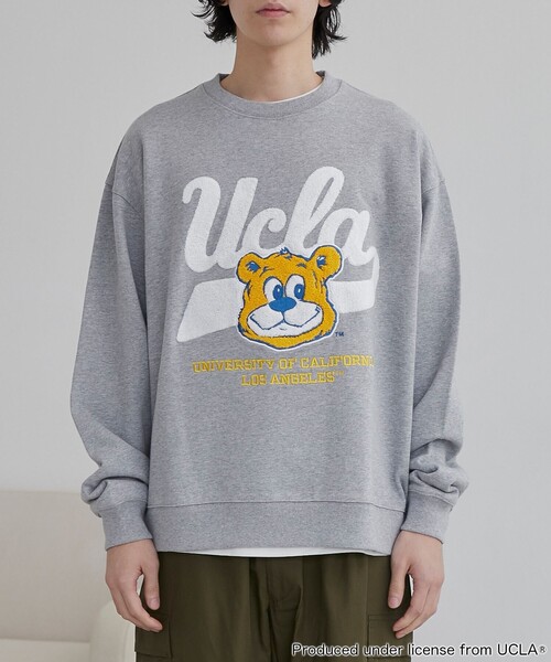 【セール】UCLA サガラ刺繍クルーネックスウェット（スウェット）｜UCLA（ユーシーエルエー）