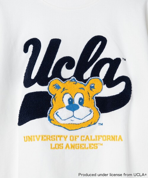 【セール】UCLA サガラ刺繍クルーネックスウェット（スウェット）｜UCLA（ユーシーエルエー）