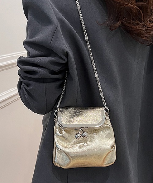 がま口 チェーンミニショルダーバッグ（ショルダーバッグ）｜mebole