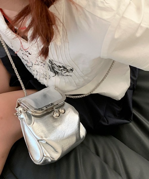 がま口 チェーンミニショルダーバッグ（ショルダーバッグ）｜mebole