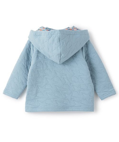 sense of wonder（センスオブワンダー）の「Carsニットキルトパーカー（パーカー・キッズ・ブルー/カーキ/チャコール・80ｃｍ/90cm/100cm/110cm/120cm）」の4枚目の写真