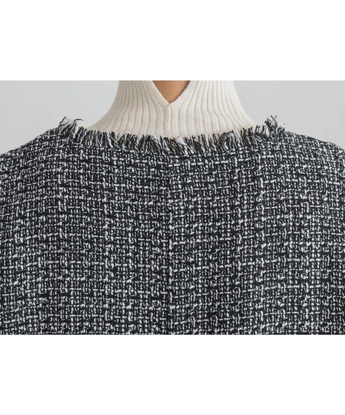 n'OrLABEL(ノアールレーベル)の「『フリンジツイードベスト』(ベスト・レディース・ブラック/グレー・2/1)」の7枚目の写真