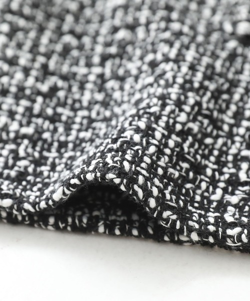 n'OrLABEL(ノアールレーベル)の「『フリンジツイードベスト』(ベスト・レディース・ブラック/グレー・2/1)」の22枚目の写真