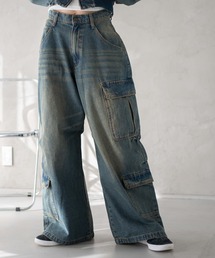 WEGO | WEGO/【25年春夏新作】ヴィンテージウォッシュバギーカーゴパンツ(カーゴパンツ)