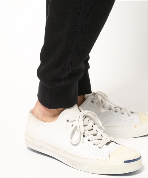 BEAMS(ビームス)の「BEAMS / ケーブル側章リブパンツ(その他パンツ・メンズ・グレー/ブラック・SMALL/MEDIUM/LARGE)」の12枚目の写真