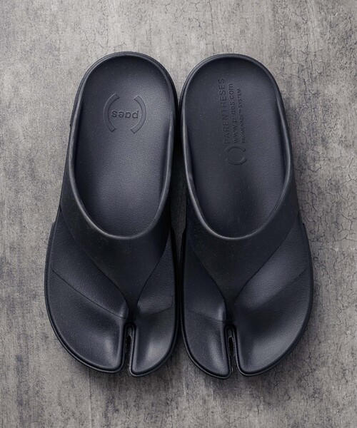 PAES（ペイズ）の「【PAES /ペイズ】リカバリーサンダル [FLIP-FLOP]UNISEX/タビサンダル（サンダル・メンズ・ブラック/グレー・26/27/28/23/24）」の5枚目の写真