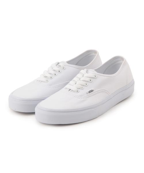 VANS(バンズ)の「VANS / オーセンティック(スニーカー・メンズ・ホワイト/ブラック/ホワイト系その他/ネイビー・9inch/10inch/8inch/9.5inch/7.5inch/8.5inch/10.5inch)」の2枚目の写真