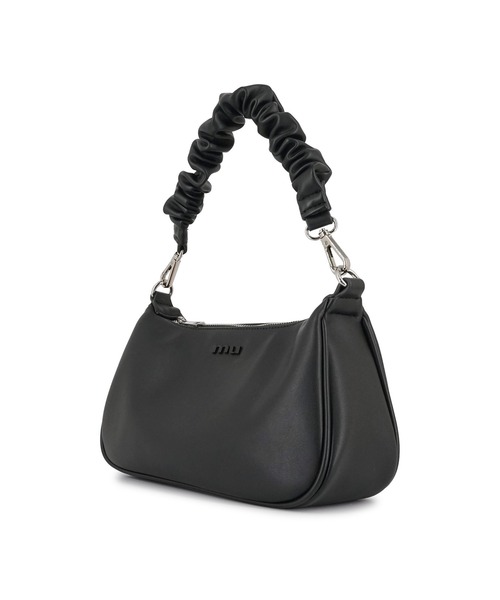 MURUA（ムルーア）の「MURUA(ムルーア) 2WAYミニショルダーバッグ MR-B1334 ギャザーチャーム（ショルダーバッグ・レディース・ブラック/ブルー/ベージュ・FREE）」の5枚目の写真