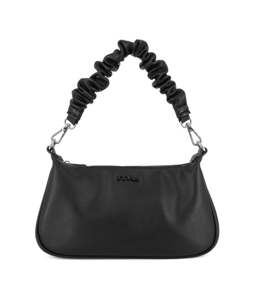 MURUA（ムルーア）の「MURUA(ムルーア) 2WAYミニショルダーバッグ MR-B1334 ギャザーチャーム（ショルダーバッグ・レディース・ブラック/ブルー/ベージュ・FREE）」の4枚目の写真