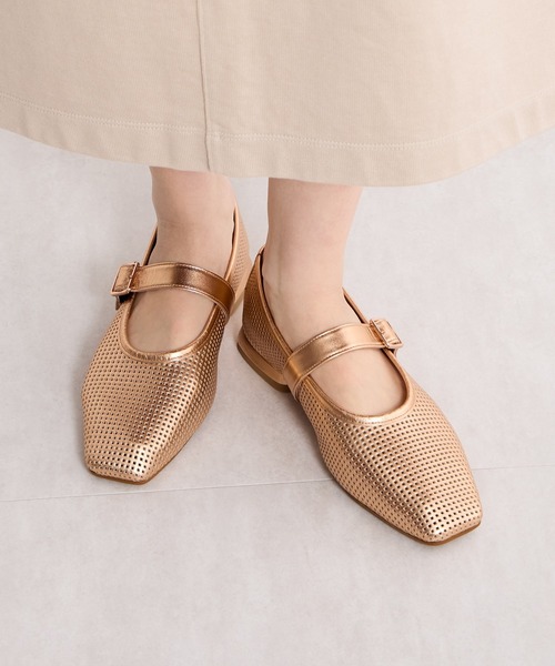HIMIKO(ヒミコ)の「【Made in Japan】【HIMIKO】パンチングレザーメリージェーンパンプス/651103(パンプス・レディース・ブラック/ピンク/ホワイト・22.5cm/23.5cm/24.5cm/23.0cm/24.0cm/25.0cm/22.0cm)」の7枚目の写真