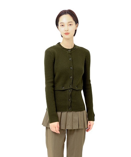 カーディガン Rokh / ロク：MULTI BUTTONS CARDIGAN：R3CA87「ANN」 レディース Rokh / ロク：MULTI BUTTONS CARDIGAN：R3CA87[ANN