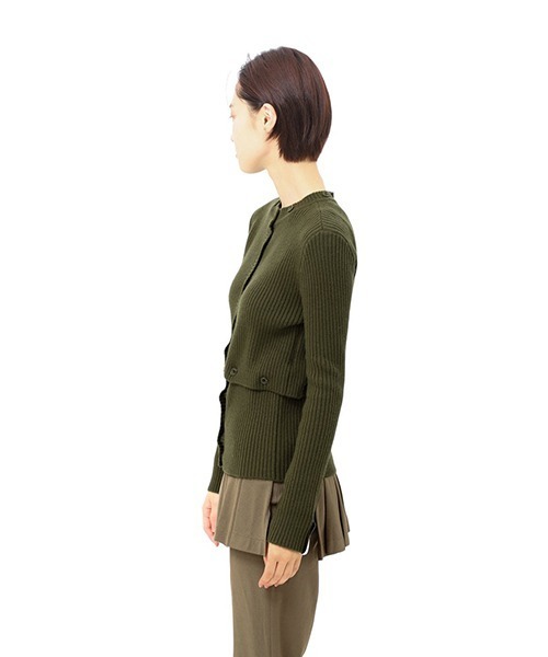 カーディガン Rokh / ロク：MULTI BUTTONS CARDIGAN：R3CA87「ANN」 レディース rokh カーディガン Rokh / ロク：MULTI BUTTONS CARDIGAN