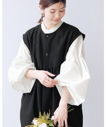 reca | ボリューム袖マオカラーブロードシャツ(シャツ/ブラウス)