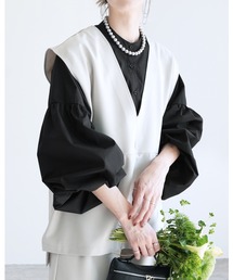 reca | ボリューム袖マオカラーブロードシャツ(シャツ/ブラウス)