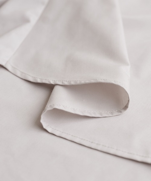 reca(レカ)の「ボリューム袖マオカラーブロードシャツ(シャツ/ブラウス・レディース・オフホワイト/グレイッシュベージュ/ブラック/サックスブルー・M)」の16枚目の写真