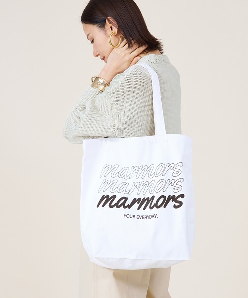 marmors】logo cotton bag（トートバッグ）｜marmors（マルモア）の