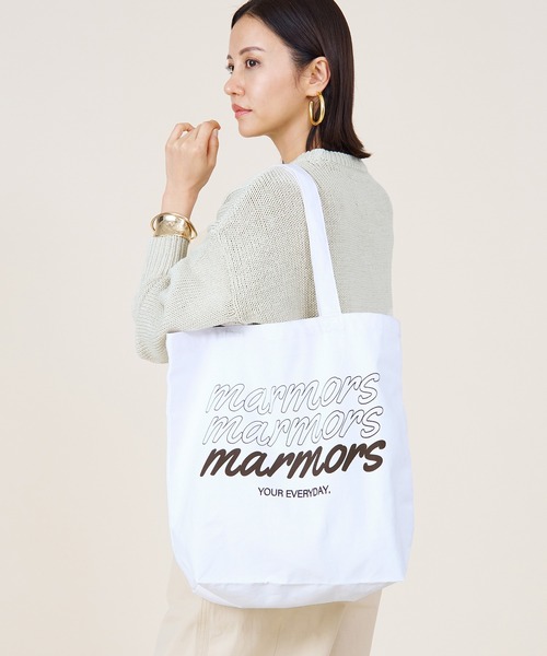 marmors】logo cotton bag（トートバッグ）｜marmors（マルモア）の