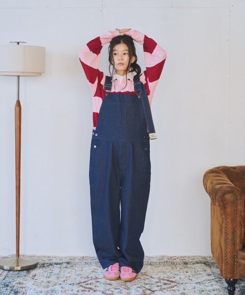 common gull products.(コモンガルプロダクツ)の「僕らのサロペット(サロペット/オーバーオール・レディース・ネイビー/インディゴブルー・SMALL/MEDIUM/LARGE)」の1枚目の写真
