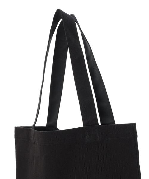 Te chichi（テチチ）の「ファブリックトートバック(ロゴマーク)（ハンドバッグ・レディース・ブラック/オフホワイト・F）」の7枚目の写真