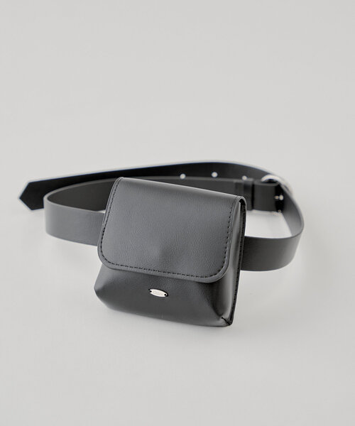 Chico（チコ）の「ポーチ付きベルト（ベルト・レディース・ブラック/ベージュ系その他3・FREE）」の2枚目の写真