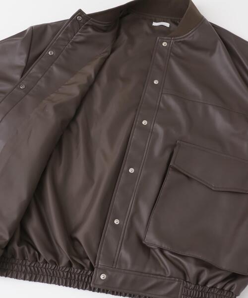 ITEMS URBANRESEARCH(アイテムズ アーバンリサーチ)の「ビッグシルエットブルゾン(ブルゾン・レディース・ブラック/ブラウン・FREE)」の16枚目の写真
