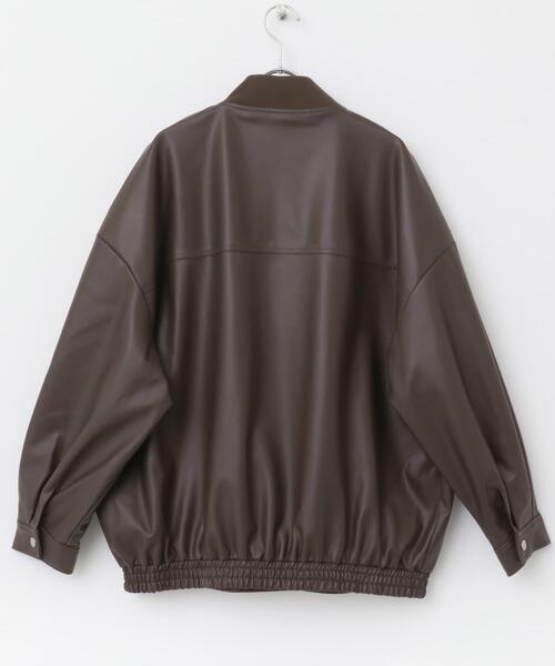 ITEMS URBANRESEARCH(アイテムズ アーバンリサーチ)の「ビッグシルエットブルゾン(ブルゾン・レディース・ブラック/ブラウン・FREE)」の17枚目の写真