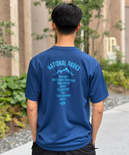 THE NORTH FACE(ザノースフェイス)の「【THE NORTH FACE】S/S TNF Bug Free Tee ショートスリーブTNF バグフリーティー(Tシャツ/カットソー・メンズ・ブルー/ホワイト/グリーン系その他・X-LARGE/LARGE/MEDIUM)」の11枚目の写真