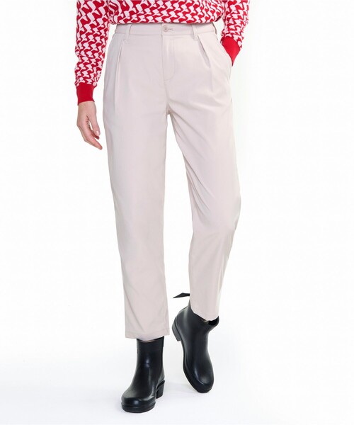 AIGLE(エーグル)の「吸水速乾 UVカット ドライテックパンツ / タックテーパードパンツ(その他パンツ・レディース・ダークブルー/オフホワイト・38/36/34/40)」の21枚目の写真