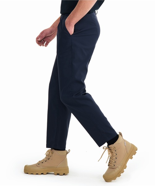 AIGLE(エーグル)の「吸水速乾 UVカット ドライテックパンツ / タックテーパードパンツ(その他パンツ・レディース・ダークブルー/オフホワイト・38/36/34/40)」の11枚目の写真