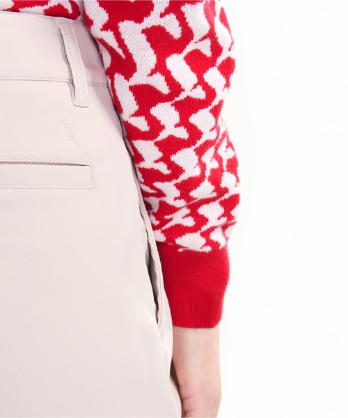 AIGLE(エーグル)の「吸水速乾 UVカット ドライテックパンツ / タックテーパードパンツ(その他パンツ・レディース・ダークブルー/オフホワイト・38/36/34/40)」の14枚目の写真