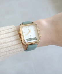 nattito（ナティート）の「〈nattito/ナティート〉Analog Digital Watch/アナログ×デジタル両式 ウォッチ カクデジ（アナログ腕時計）」