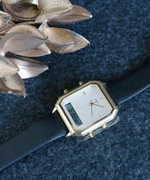 nattito（ナティート）の「〈nattito/ナティート〉Analog Digital Watch/アナログ×デジタル両式 ウォッチ カクデジ（アナログ腕時計）」