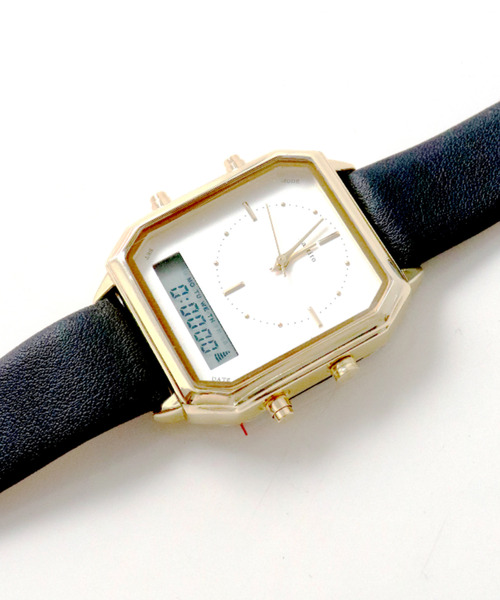 nattito(ナティート)の「〈nattito/ナティート〉Analog Digital Watch/アナログ×デジタル両式 ウォッチ カクデジ(アナログ腕時計・レディース・グレー/ブラック/グリーン/モカ・ONE SIZE)」の22枚目の写真