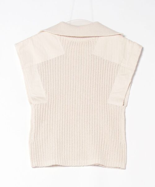 BY MALENE BIRGER（バイマレーネビルガー）の「BY MALENE BIRGER / KIKO(襟付きニットベスト)（ニット/セーター・レディース・ホワイト・34）」の2枚目の写真