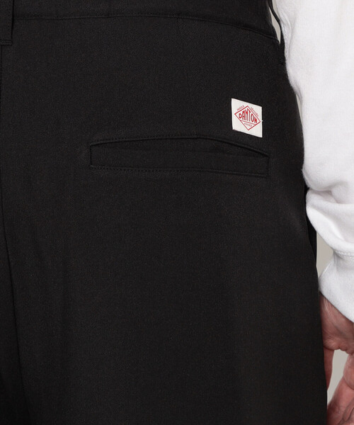 DANTON(ダントン)の「MEN'S MELANGE TWILL 2TUCK WIDE PANTS(その他パンツ・メンズ・チャコール/ブラック・42/38/40/44)」の12枚目の写真