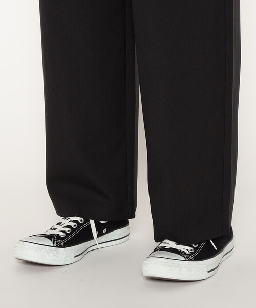 DANTON(ダントン)の「MEN'S MELANGE TWILL 2TUCK WIDE PANTS(その他パンツ・メンズ・チャコール/ブラック・42/38/40/44)」の13枚目の写真