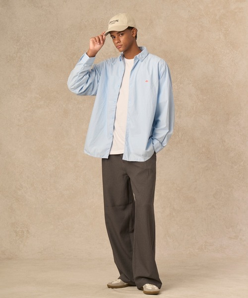 DANTON(ダントン)の「MEN'S MELANGE TWILL 2TUCK WIDE PANTS(その他パンツ・メンズ・チャコール/ブラック・42/38/40/44)」の16枚目の写真