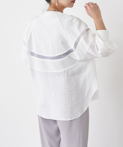 Jena espace merveilleux（ジェナ　エスパスメルヴェイユ）の「ヨウリュウブルゾン（ブルゾン・レディース・ブラック/ベージュ/オフホワイト・FREE）」の10枚目の写真