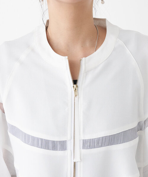 Jena espace merveilleux（ジェナ　エスパスメルヴェイユ）の「ヨウリュウブルゾン（ブルゾン・レディース・ブラック/ベージュ/オフホワイト・FREE）」の15枚目の写真