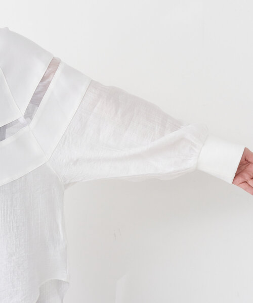 Jena espace merveilleux（ジェナ　エスパスメルヴェイユ）の「ヨウリュウブルゾン（ブルゾン・レディース・ブラック/ベージュ/オフホワイト・FREE）」の16枚目の写真