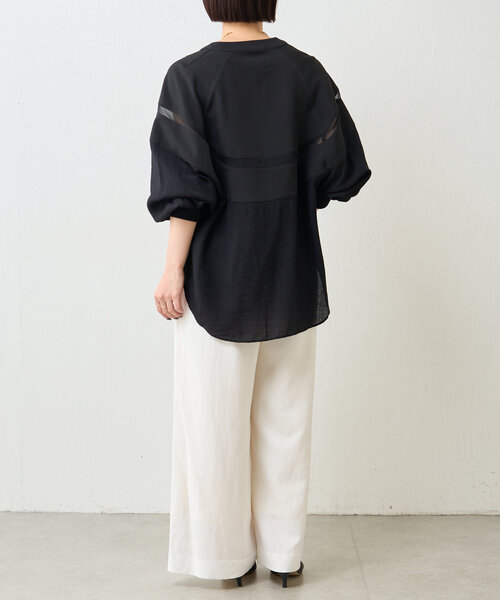 Jena espace merveilleux（ジェナ　エスパスメルヴェイユ）の「ヨウリュウブルゾン（ブルゾン・レディース・ブラック/ベージュ/オフホワイト・FREE）」の19枚目の写真