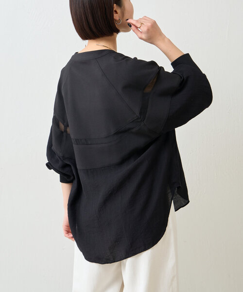 Jena espace merveilleux（ジェナ　エスパスメルヴェイユ）の「ヨウリュウブルゾン（ブルゾン・レディース・ブラック/ベージュ/オフホワイト・FREE）」の22枚目の写真