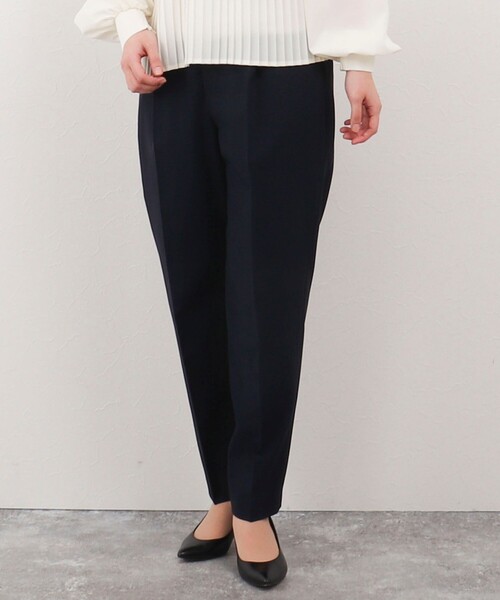 MICO COULIER（ミコクリエ）の「《セットアップ対応》ライトシャンブレーパンツ（その他パンツ・レディース・グレー/ネイビー・38/40/36）」の2枚目の写真