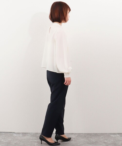 MICO COULIER（ミコクリエ）の「《セットアップ対応》ライトシャンブレーパンツ（その他パンツ・レディース・グレー/ネイビー・38/40/36）」の9枚目の写真