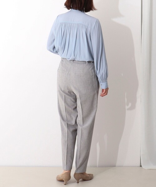 MICO COULIER（ミコクリエ）の「《セットアップ対応》ライトシャンブレーパンツ（その他パンツ・レディース・グレー/ネイビー・38/40/36）」の13枚目の写真