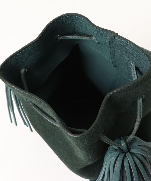 KEITA MARUYAMA(ケイタマルヤマ)の「Suede tassel BAG(ショルダーバッグ・レディース・ベージュ/パープル/ブラック/グリーン・FREE)」の12枚目の写真