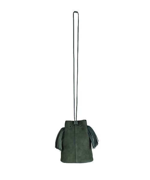 KEITA MARUYAMA(ケイタマルヤマ)の「Suede tassel BAG(ショルダーバッグ・レディース・ベージュ/パープル/ブラック/グリーン・FREE)」の8枚目の写真
