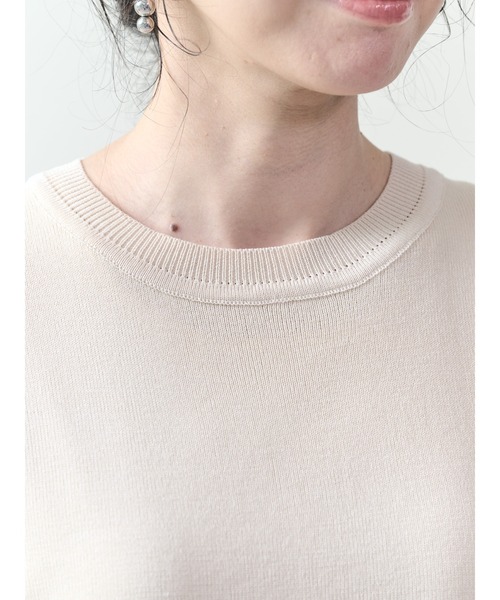 DOLLUPOOPS（ドールアップウップス）の「【ニットベストセット】ノースリバックリボンプリーツワンピース（ワンピース・レディース・グレー/アイボリー/ブラック/キャメル/ネイビー・38）」の20枚目の写真